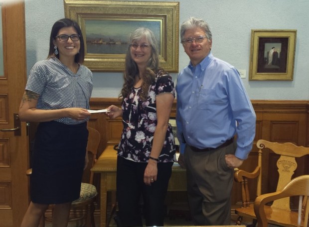 Jennifer Escobar Presents Grant to AKSPL